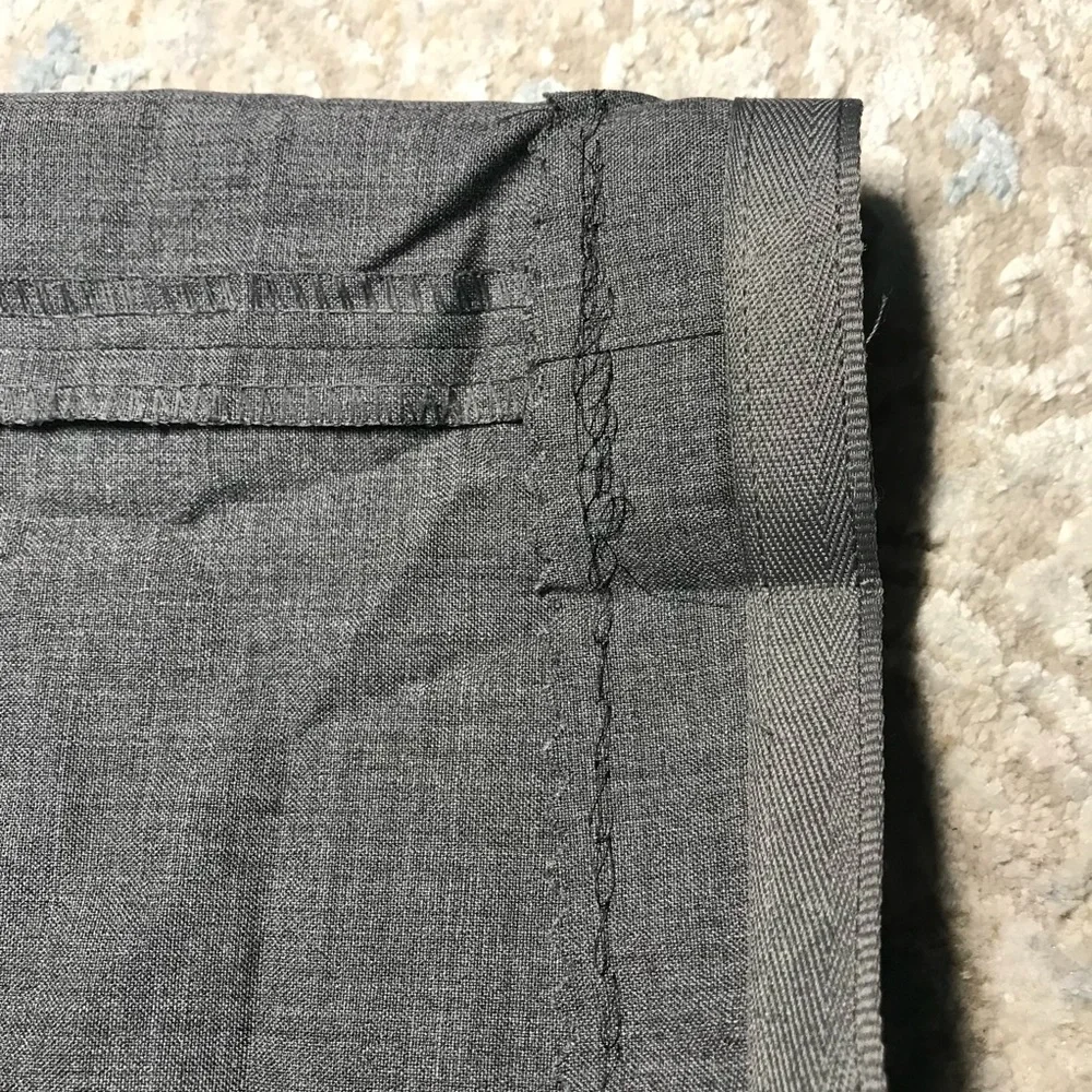 HILTL  wool dress pants, NWT,  Size US 32/32, Gray, - Picture 9 of 12